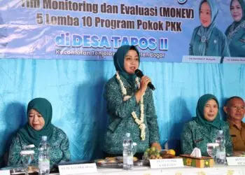 Dorong Perubahan Positif, TP-PKK Kabupaten Bogor Lakukan Monitoring dan Evaluasi 10 Program