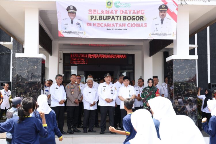 Fokus Sukseskan Tiga Misi Utama, Pj Bupati Bogor sambangi Ciomas dan Tamansari
