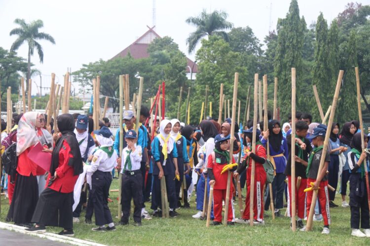 Ribuan Pelajar Ikuti Lomba Tridaya PMR yang Diadakan Pemkab Bogor dan PMI