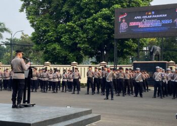 Polres Bogor Gelar Apel Operasi Zebra Lodaya 2024 jelang Pelantikan Presiden dan Wakil Presiden