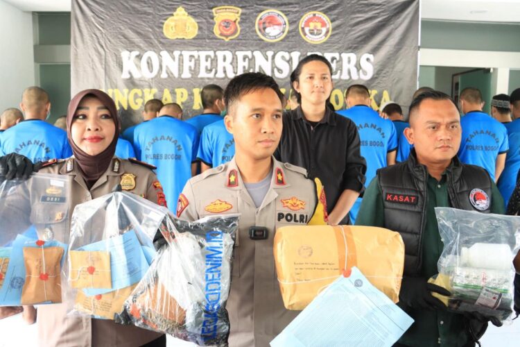 Polres Bogor ungkap Dua 29 perkara Narkoba, Kompol Adhimas: Banyak Modusnya