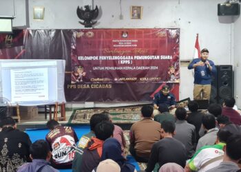 KPPS Desa Cicadas Gelar Bimtek Guna Mensukseskan Pilkada Serentak 2024