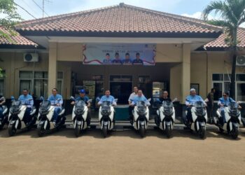 Kades se-Kecamatan Gunung Putri dapat Motor, Kurnia Indra : Mudahkan Mobilitas