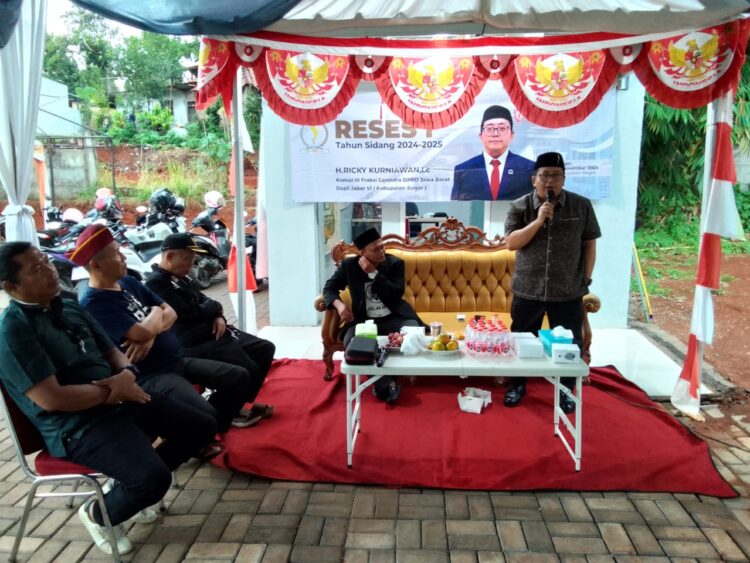 Gelar Reses di Cileungsi, H.Ricky Kurniawan bahas Pemekaran sampai Pembangunan Kantor Presidium