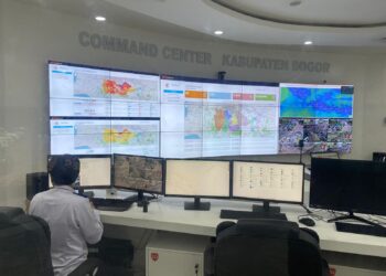 Sekda Kabupaten Bogor Tinjau Command Center Persiapan Monitoring Pilkada