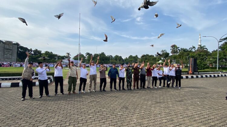Pemkab Bogor bersama Bawaslu Gelar Apel Siaga Masa Tenang