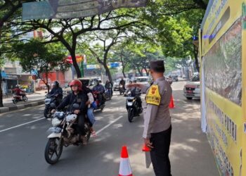Polsek Gunung Putri Siapkan Pos Pengamanan Nataru di Jalan Alternatif Cikeas