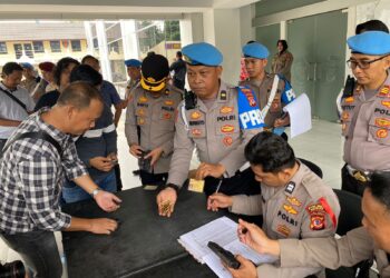 Senpi Personil Polres Bogor Diperiksa, Dua Diamankan Karena Izin Kadaluwarsa