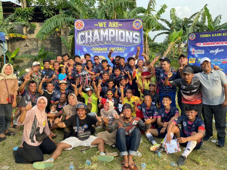 Sabet Gelar Juara, Pokja 19 Tumbangkan 7 Tim di Turnamen Kadus V