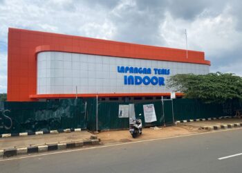 Habiskan 40 Milliar, Dispora Siap Resmikan Lapangan Tennis Indoor Pakansari