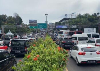 20.000 Kendaraan Melintasi Kawasan Puncak, Iptu Ardian: Alami Penuruan 