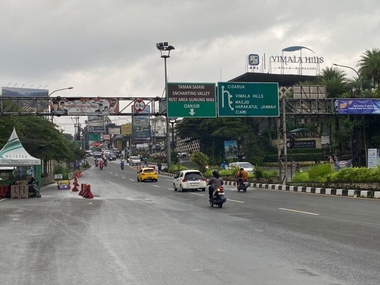 Arus Balik Libur Imlek, Jalur Puncak Terapkan Dua Arah