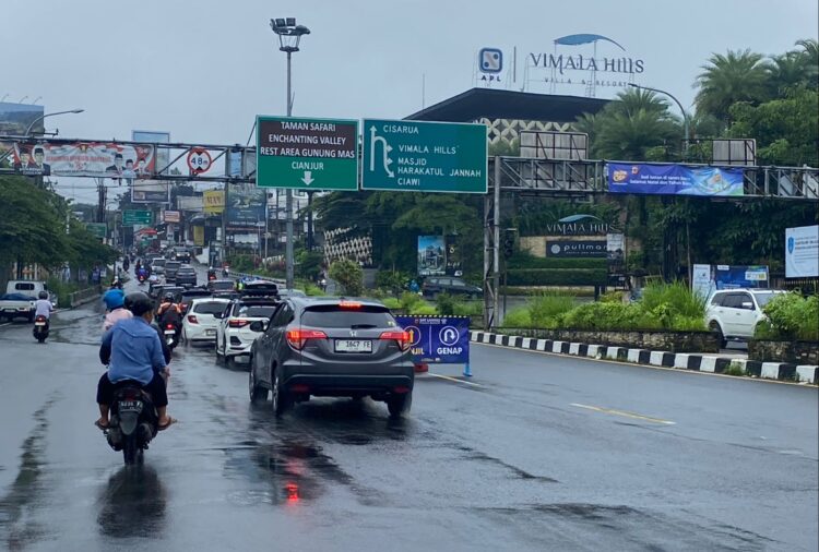 Usai Libur Panjang, Arus Lalu Lintas Puncak Bogor Terpantau Lengang