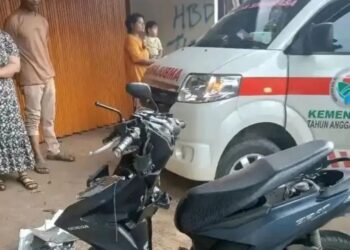 Sedang Bawa Pasien, Ambulan Tabrak Motor di Cileungsi