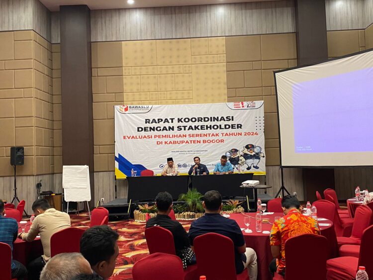 Pasca Pilkada Serentak, Bawaslu Kabupaten Bogor Gelar Rapat Evaluasi Pemillu 2024