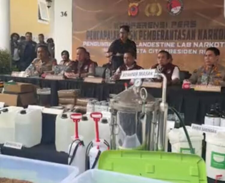 Polda Jabar Bersama Polres Bogor Ungkap Pabrik Narkotika Terbesar di Jabar, 1 Ton Tembakau Sintetis Diamankan