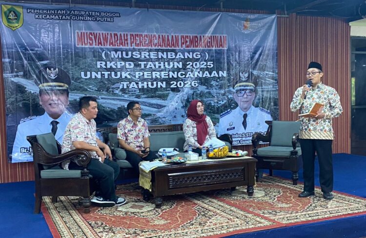 Musrenbang Kecamatan Gunung Putri Prioritaskan Kesehatan, Pendidikan, dan Infrastruktur