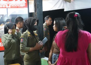 Satpol PP Gelar Operasi Pekat di Sukamakmur, 15 PSK Diamankan