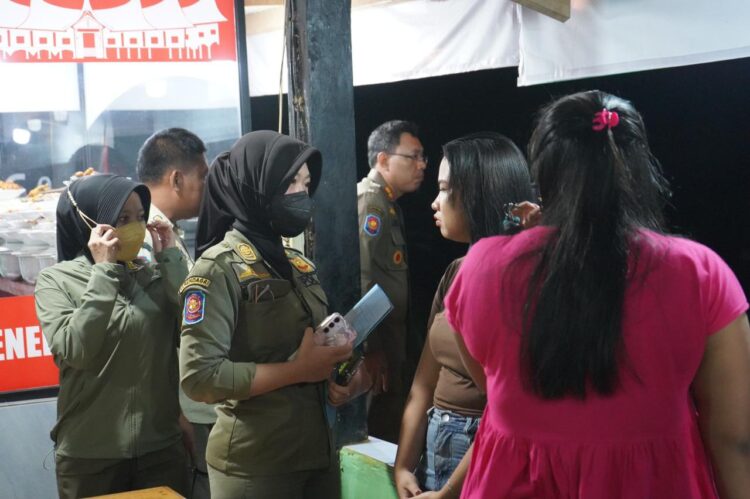 Satpol PP Gelar Operasi Pekat di Sukamakmur, 15 PSK Diamankan