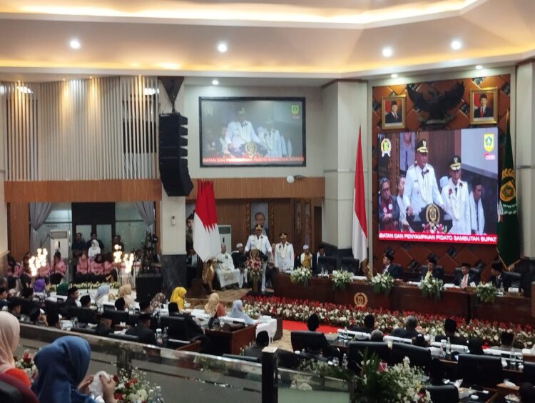 Bupati Bogor Rudy Susmanto Tegaskan Komitmen Bangun Kabupaten Bogor dalam Paripurna Pertama