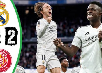 Real Madrid Taklukkan Girona 2-0, Los Blancos Samai Poin Barcelona