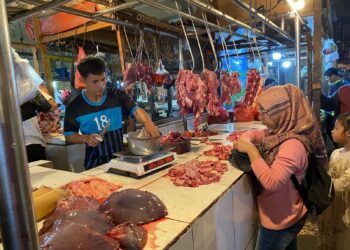 Harga Daging di Pasar Cibinong Relatif Stabil Jelang Ramadan Tahun Ini