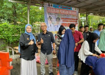 Ratusan Warga Klapanunggal Serbu Gerakan Pangan Murah, Stok Sembako Ludes Dengan Cepat