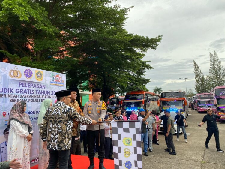 Pemkab Bogor dan Polres Bogor Lepas 1.600 Peserta Mudik Gratis Lebaran 2025