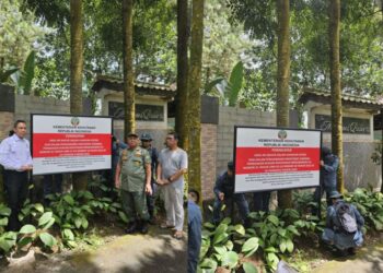 Kemenhut Tindak Villa Ilegal di Pamijahan, 15 Titik Dipasangi Plang Peringatan