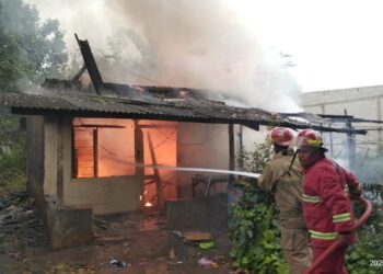 Diduga Korsleting Listrik, Satu Rumah Terbakar di Cileungsi