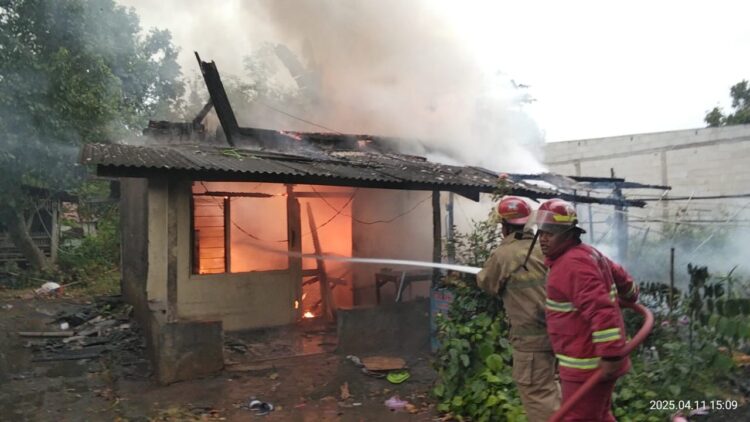 Diduga Korsleting Listrik, Satu Rumah Terbakar di Cileungsi