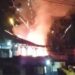 Langit Dihujani Ledakan Petasan, Sebuah Toko Petasan di Leuwiliang Hangus Terbakar
