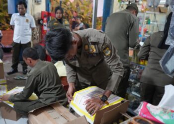 Terima Aduan Masyarakat, Satpol PP Kabupaten Bogor Sita 493 Miras di Kemang