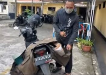 Nyamar Jadi Kurir Paket, Kapolsek Cileungsi Tangkap Pengoplos Gas LPG