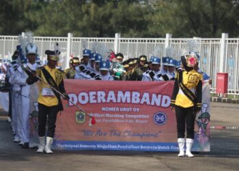 Sekda Kabupaten Bogor Resmi Buka Marching Competition 2025 di Stadion Pakansari