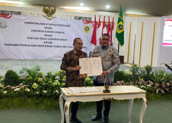 Pemkab Bogor dan Kejari Teken MoU Penanganan Hukum Perdata dan Tata Usaha Negara