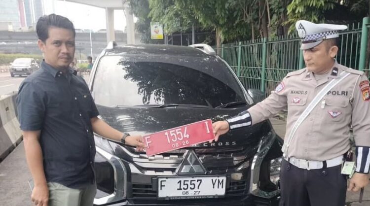 Memalukan, Gunakan Plat Palsu Kendaraan Dinas Kabupaten Bogor Kena Tilang