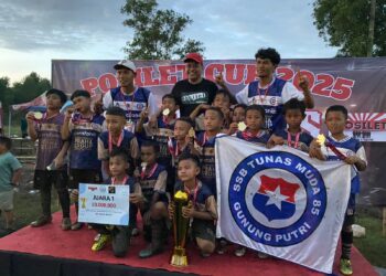 Tunas Muda Wanaherang Sabet Juara Satu di Turnamen Pos Silet Cup 2025
