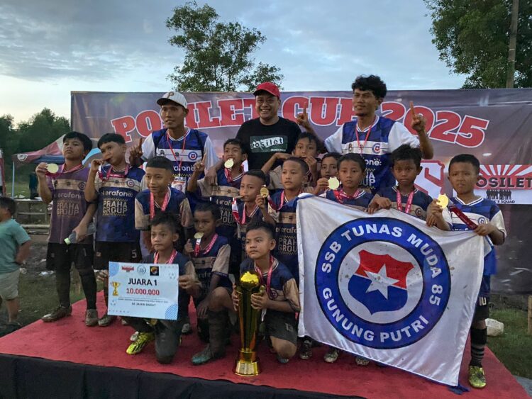 Tunas Muda Wanaherang Sabet Juara Satu di Turnamen Pos Silet Cup 2025