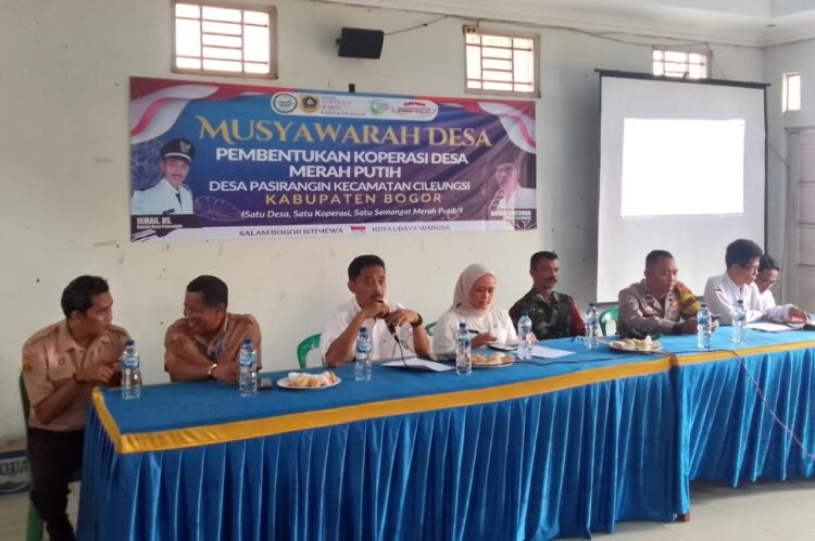 Koperasi Merah Putih di Desa Pasirangin Terbentuk