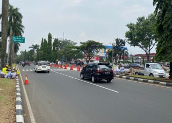Catat! Dishub Kabupaten Bogor Akan Uji Coba Traffic Light Simpang Pakansari Senin Nanti