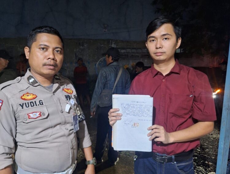 Mobil Tertimpa Besi di Jalan Raya Bogor – Jakarta, Ipda Ferdhyan: Diselesaikan Secara Kekeluargaan