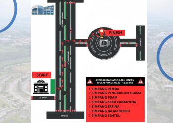 Satlantas Polres Bogor Alihkan Arus Lalu Lintas Saat Pesta Rakyat HJB, Ini Titik-titik Penutupannya!