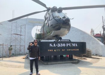Ikon Baru Bogor, Tugu Helikopter Puma Dibangun di Simpang Sentul