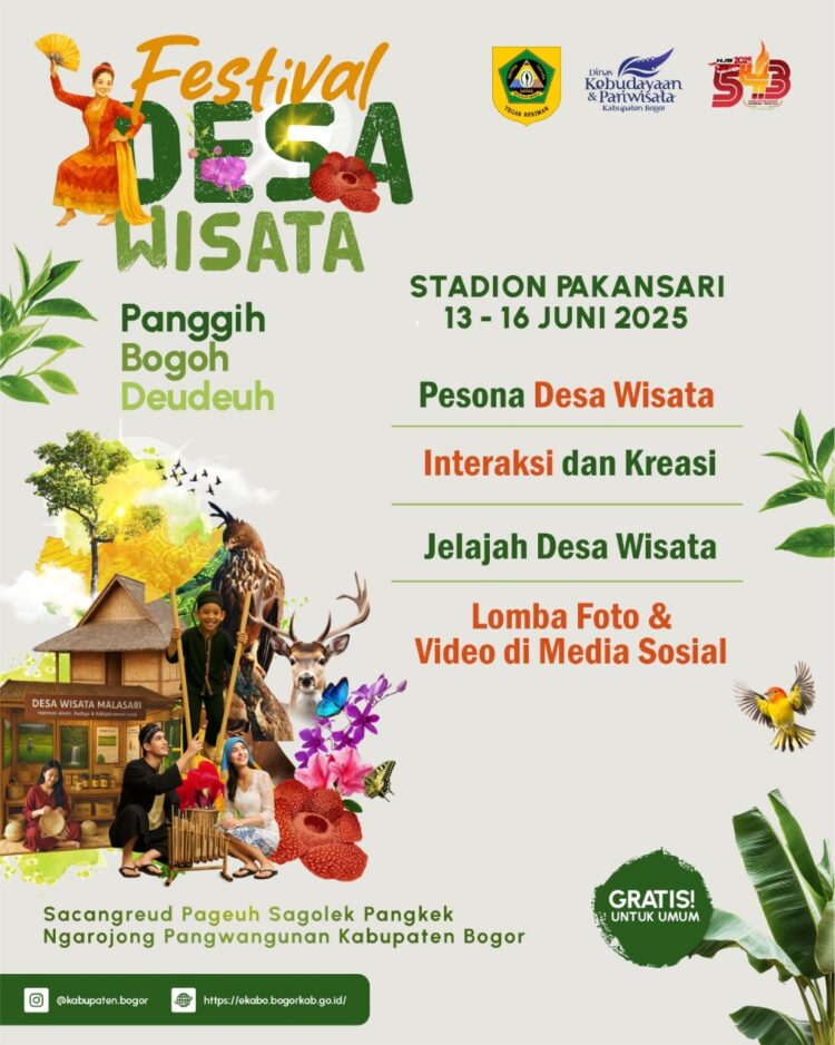 Festival Desa Wisata 2025 Meriahkan HJB Ke-543