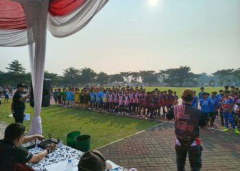 80 SSB Meriahkan Festival Sepakbola HUT ke-17 Satria Gerindra di Kabupaten Bogor