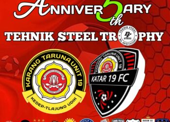 Rayakan HUT ke-5, Karang Taruna Unit 19 Tlajung Udik Gelar Turnamen Sepak Bola Trofeo