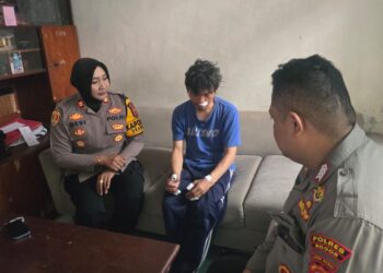 Datangi Korban Percobaan Begal, Kapolsek Dramaga Himbau Warga Waspada