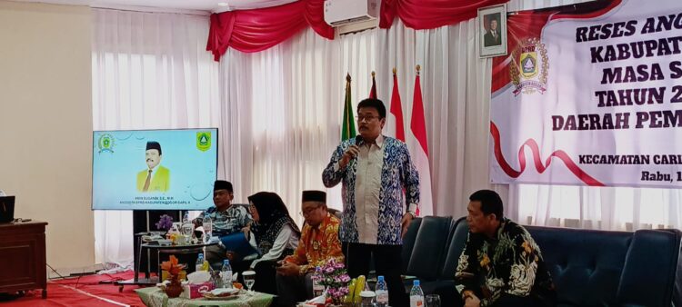 Amin Sugandi Desak Keseriusan Penyelesaian Relokasi Warga Terdampak Proyek Bendungan Cibeet