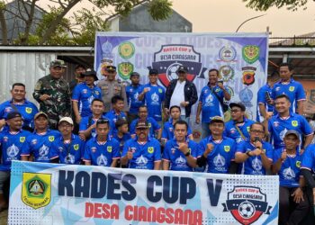 Turnamen Sepak Bola Kades Cup V Desa Ciangsana Sukses Digelar, Warga Antusias Padati Lapangan Parpim